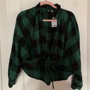 Urban Outfitters Cropped Flannel